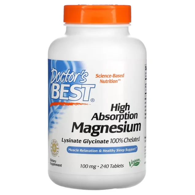 Magnesio (Doctor's Best) suplemento para SOP, amenorrea, dolor menstrual, periodos irregulares, recuperar el ciclo